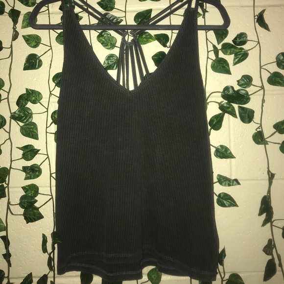 American Eagle Outfitters Tops - American Eagle Ribbed Tank Top with strappy back American Eagle Outfitters Tops - American Eagle Ribbed Tank Top with strappy back